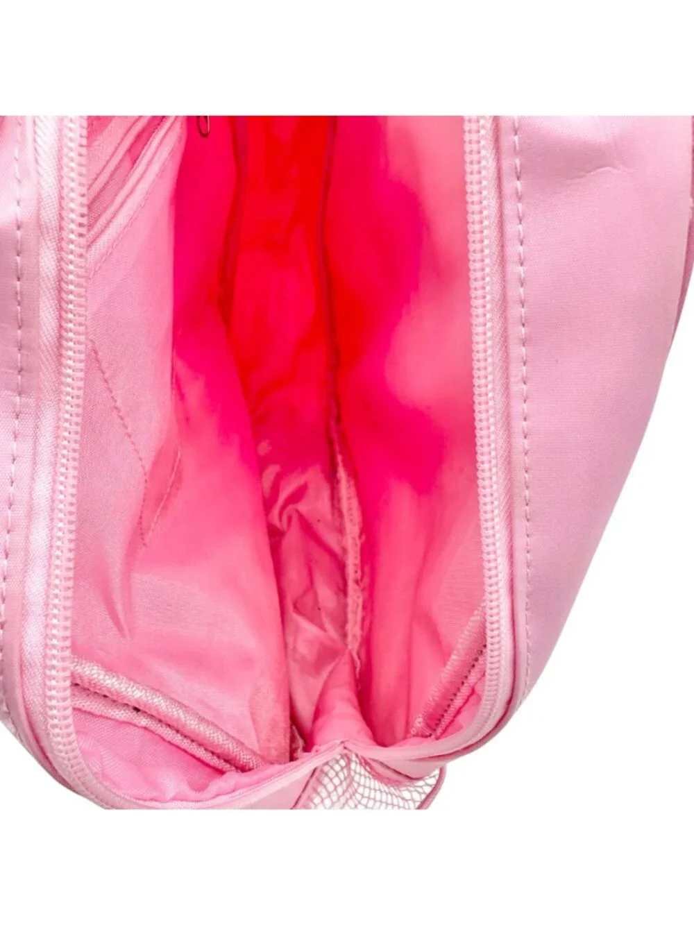 Kids Backpack Pink Quilted Ballet Theme with Tutu Adjustable Straps 12